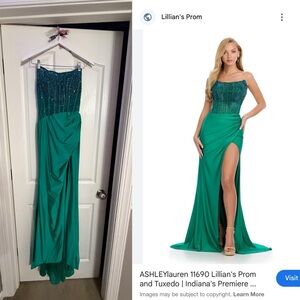 Elegant Green Prom Dress